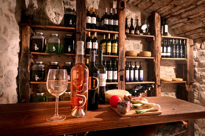 Piwnica winna w Podselje na wyspie Vis